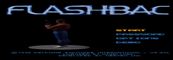 Flashback - The Quest for Identity Title Screen